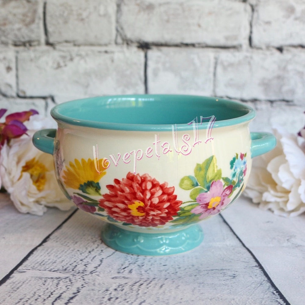 đ¸ Pioneer Woman Floral Medley 20-Ounce Soup Bowls - Picture 5 of 6